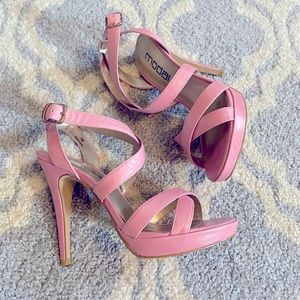 Pink MODA high heels sandals